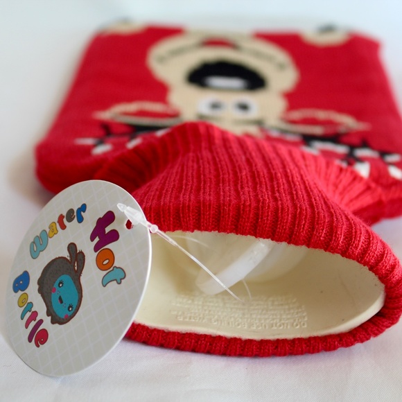 Durable and safe: 2L hot water bottle, made of thick rubber, non-toxic, odorless - Picture 6 of 6